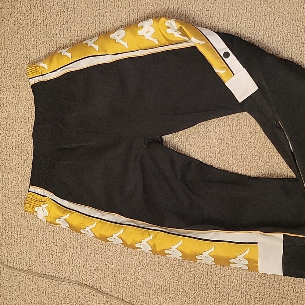 Kappa Womens Side Snap Jogger Sweatpant Vintage